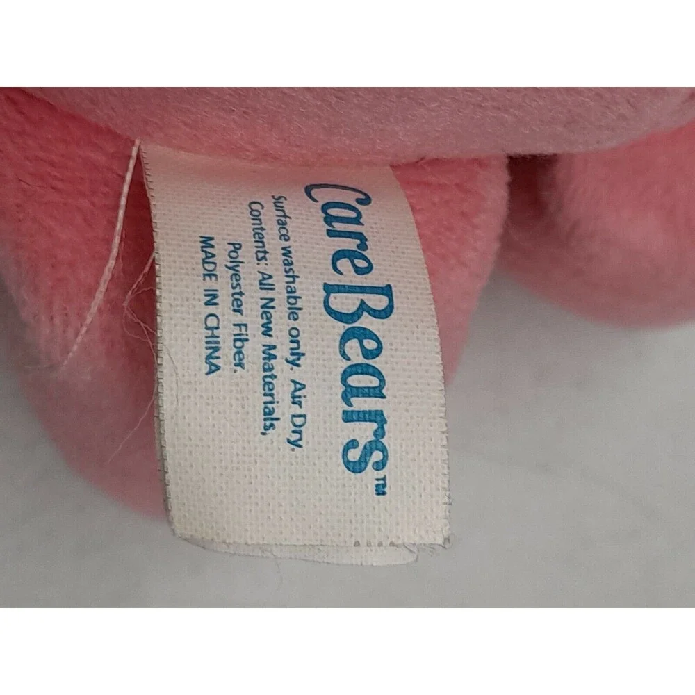Vtg Care Bears Plush Love A Lot 2 Hearts 2002 Pink Toy Collectible 10